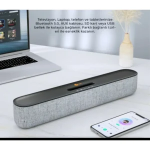 Lecoo DS108 Kablosuz Bluetooth 10W Soundbar Taşınabilir Stereo Hoparlör
